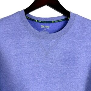 Tek Gear Ultrasoft Fleece Crewneck Sweatshirt Mens LT Large Tall Heather Purple